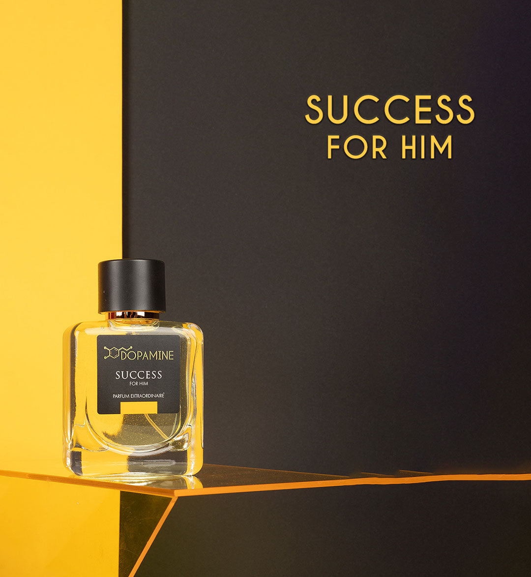 Success Perfume For Men bottle photo with yellow background which is the variant color